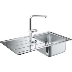 Комплект кухонной мойки Grohe K500 Sink Bundle 45-S со смесителем Minta (31573SD0)