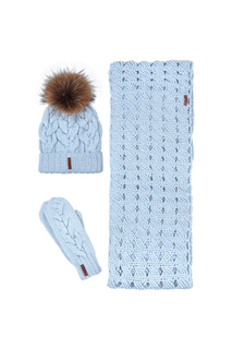 Комплект:шапка,шарф,варежки Sava Mari
