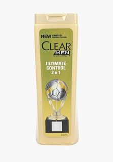 Шампунь Clear 2 в 1 против перхоти для мужчин Ultimate control, 200мл