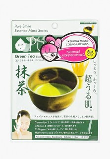 Маска для лица Pure Smile успокаивающая с экстрактом зеленого чая 1 шт