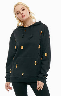 Черная туника с рваными деталями One Teaspoon