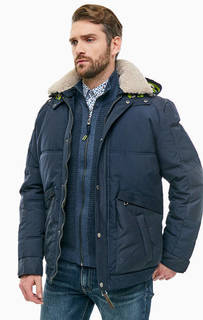 Зимняя куртка синего цвета с карманами Lerros