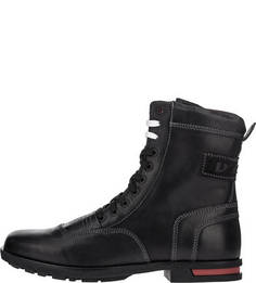 Высокие кожаные ботинки на шнуровке Diesel