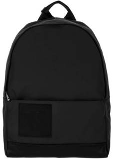 Черный текстильный рюкзак с логотипом бренда Trussardi Jeans