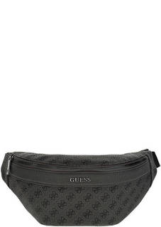 Поясная сумка с монограммой бренда Guess