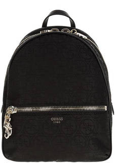 Текстильный рюкзак черного цвета Guess