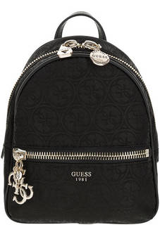 Текстильный рюкзак черного цвета Guess