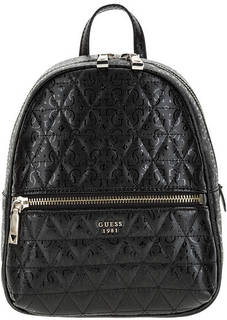 Стеганый рюкзак черного цвета Guess