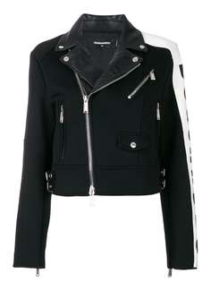 Dsquared2 байкерская куртка с логотипом