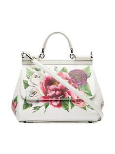 Dolce & Gabbana сумка-тоут с принтом роз