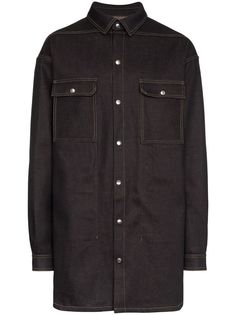 Rick Owens джинсовая куртка-рубашка
