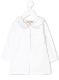 Hucklebones London блузка с карманом с зазубренными краями