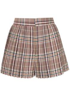 Blindness шорты с плиссировкой