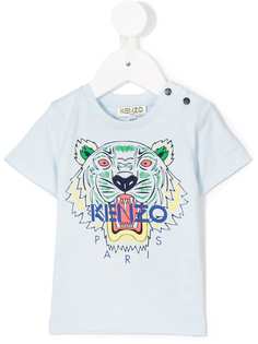 Kenzo Kids футболка с принтом тигра