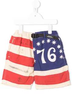 Denim Dungaree шорты в стилистике флага США