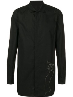 Rick Owens рубашка кроя слим