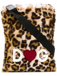 Dolce & Gabbana сумка на плечо с леопардовым узором