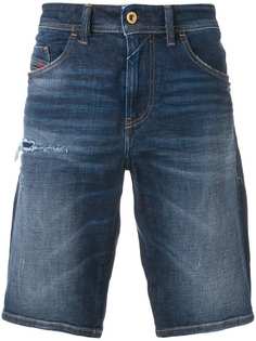 Diesel knee length denim shorts