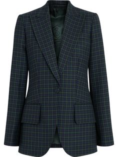 Burberry блейзер в клетку
