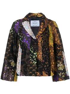 Prada Vintage 1990s patchwork jacket