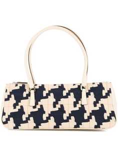 Prada Vintage сумка-тоут в ломанную клетку