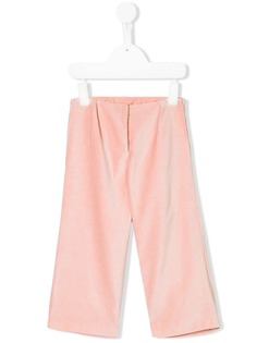 Hucklebones London укороченные бархатные брюки