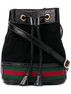 Gucci web detail bucket bag