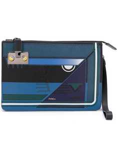 Furla Atlante printed clutch