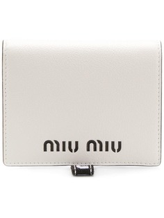 Miu Miu кошелек с тисненым логотипом