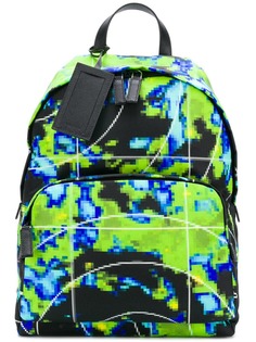 Prada pixel print backpack