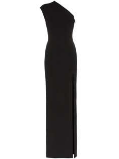 Solace London Averie one shoulder side split maxi dress