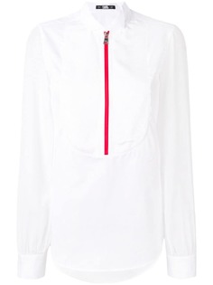 Karl Lagerfeld блузка с контрастной молнией