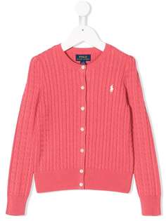Ralph Lauren Kids cable knit cardigan