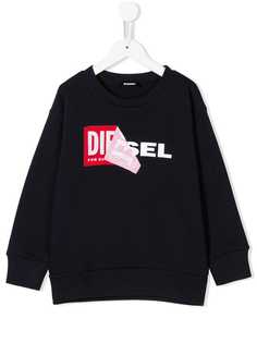 Diesel Kids толстовка с принтом логотипа