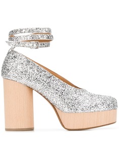 Maison Margiela high-heel glitter sandals
