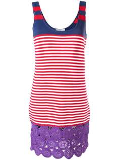 Prada Vintage 1990s striped knitted dress