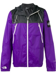 The North Face ветровка в капюшоном и контрастными панелями