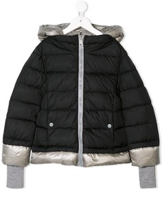 Herno Kids дутая куртка с капюшоном