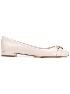 Salvatore Ferragamo Gancini ballerina shoes