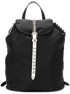 Prada studded backpack