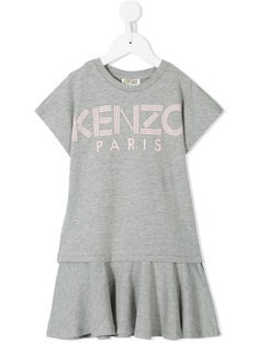 Kenzo Kids платье-футболка с логотипом