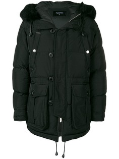 Dsquared2 дутый пуховик с капюшоном