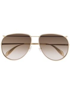 Alexander Mcqueen Eyewear солнцезащитные очки-авиаторы