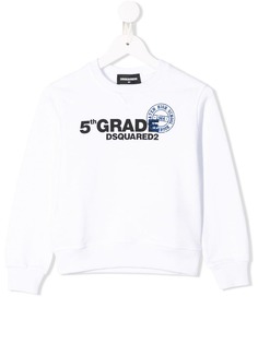 Dsquared2 Kids толстовка с принтом 5th grade