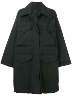 Mm6 Maison Margiela куртка-рубашка в стиле оверсайз