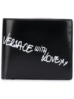 Versace бумажник с принтом