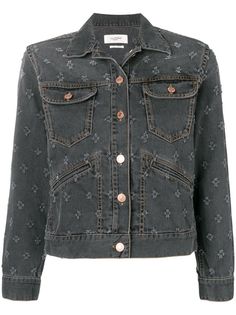 Isabel Marant Étoile укороченная джинсовая куртка