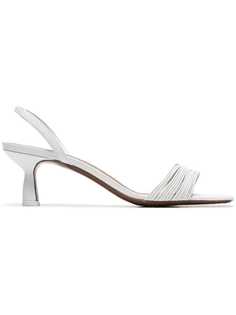 Neous white Rossi 55 leather slingback sandals