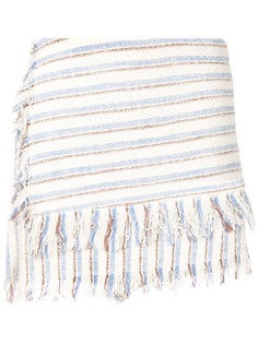 3.1 Phillip Lim полосатые шорты с бахромой