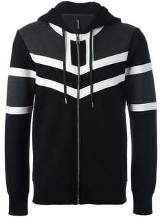 Neil Barrett толстовка на молнии с капюшоном